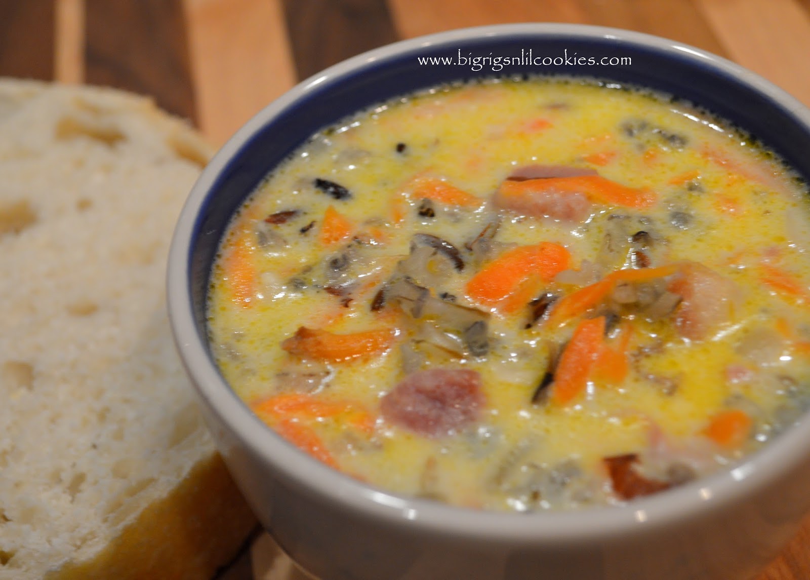 Big Rigs 'n Lil' Cookies Wild Rice 'n Ham Soup