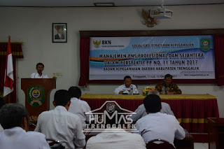BKD Sosialisasikan PP Nomor 11 Tahun 2017