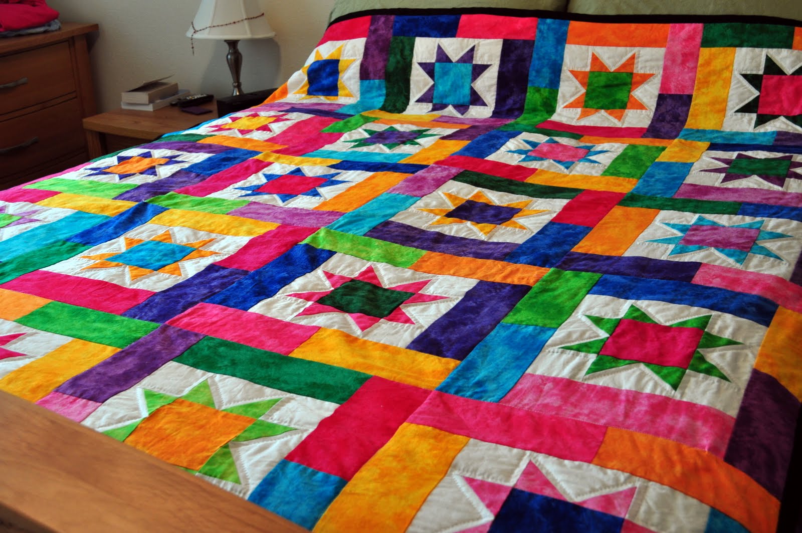 That Forthright Girl: Lucky Stars Quilt