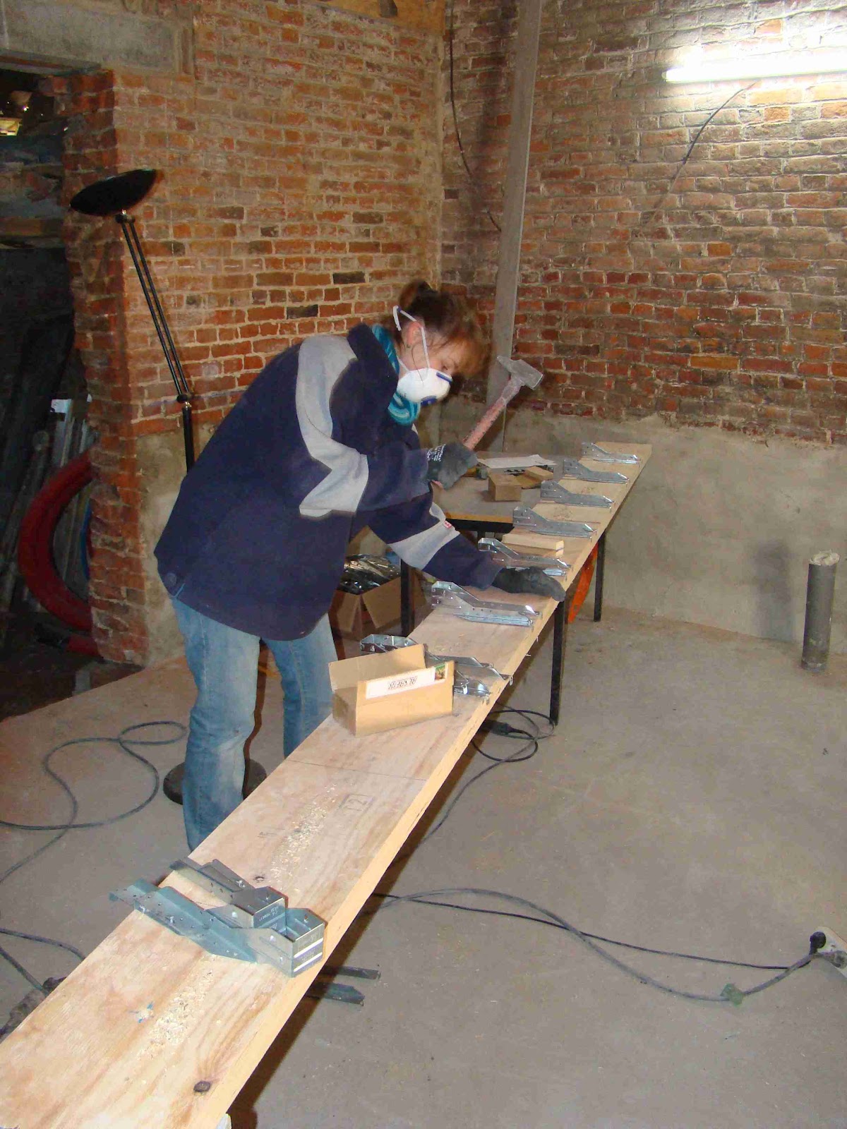 Blog sur la rénovation de notre grange: Pose du gitage