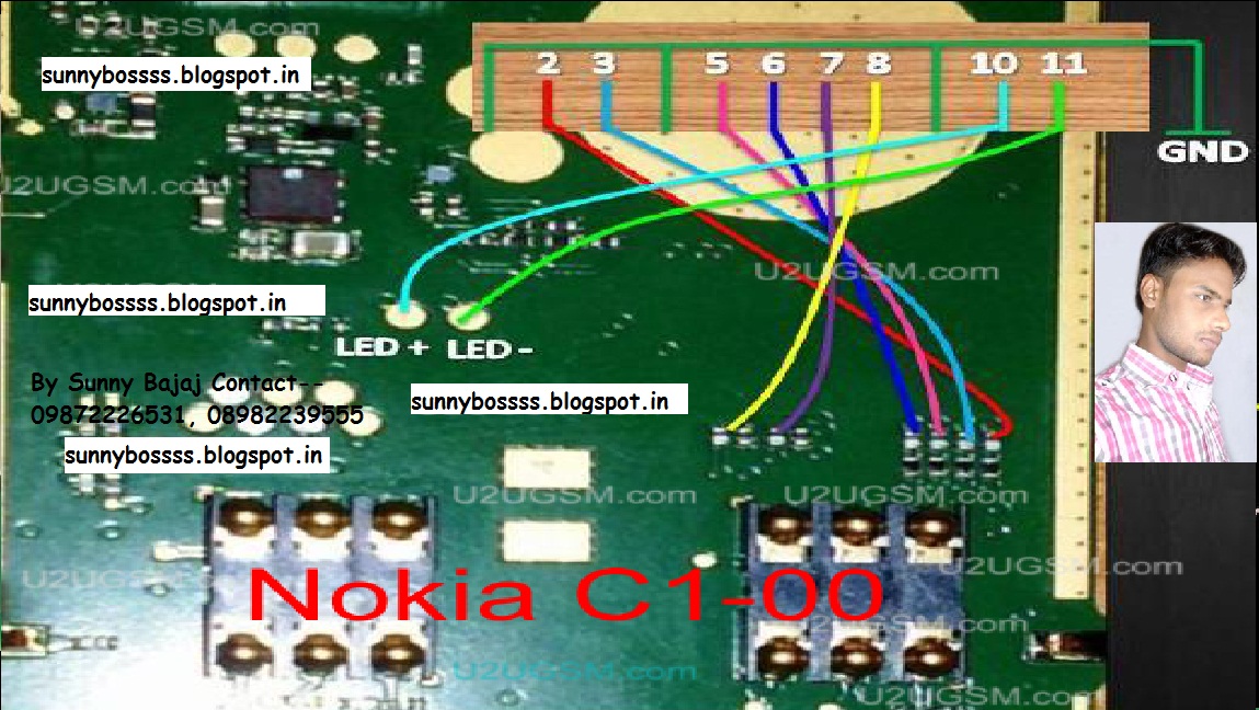 Sunny Bajaj Nokia C100 LCD Display Ways White Light Blank Problem
