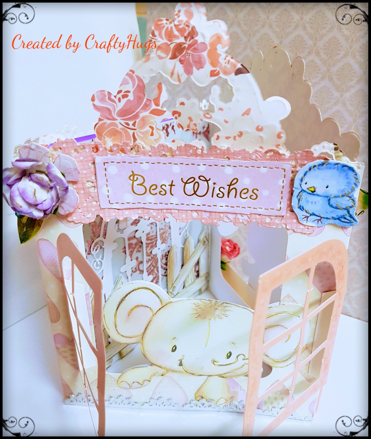 CraftyHugs Window Tent fold card