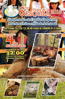 Nueva versión de la #FiestadeLaEsquila . Invitan la Agrupación de Ganaderos Ovinos el Municipio, a través del Programa Agrícola Perquenco
