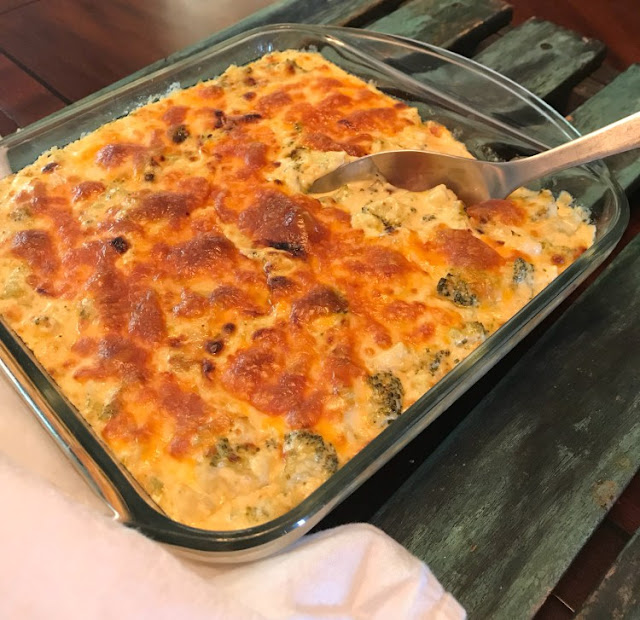 The Low Carb Diabetic Cauliflower Broccoli 'Macaroni' and Cheese Low