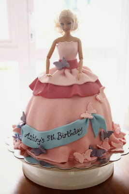 barbie girl birthday cake designs