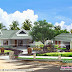 Small Kerala home design with landscape garden