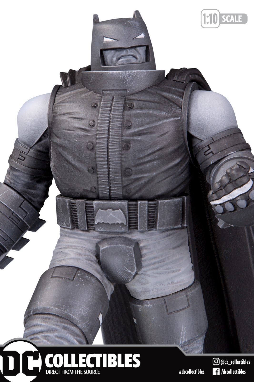 batman black and white statue frank miller