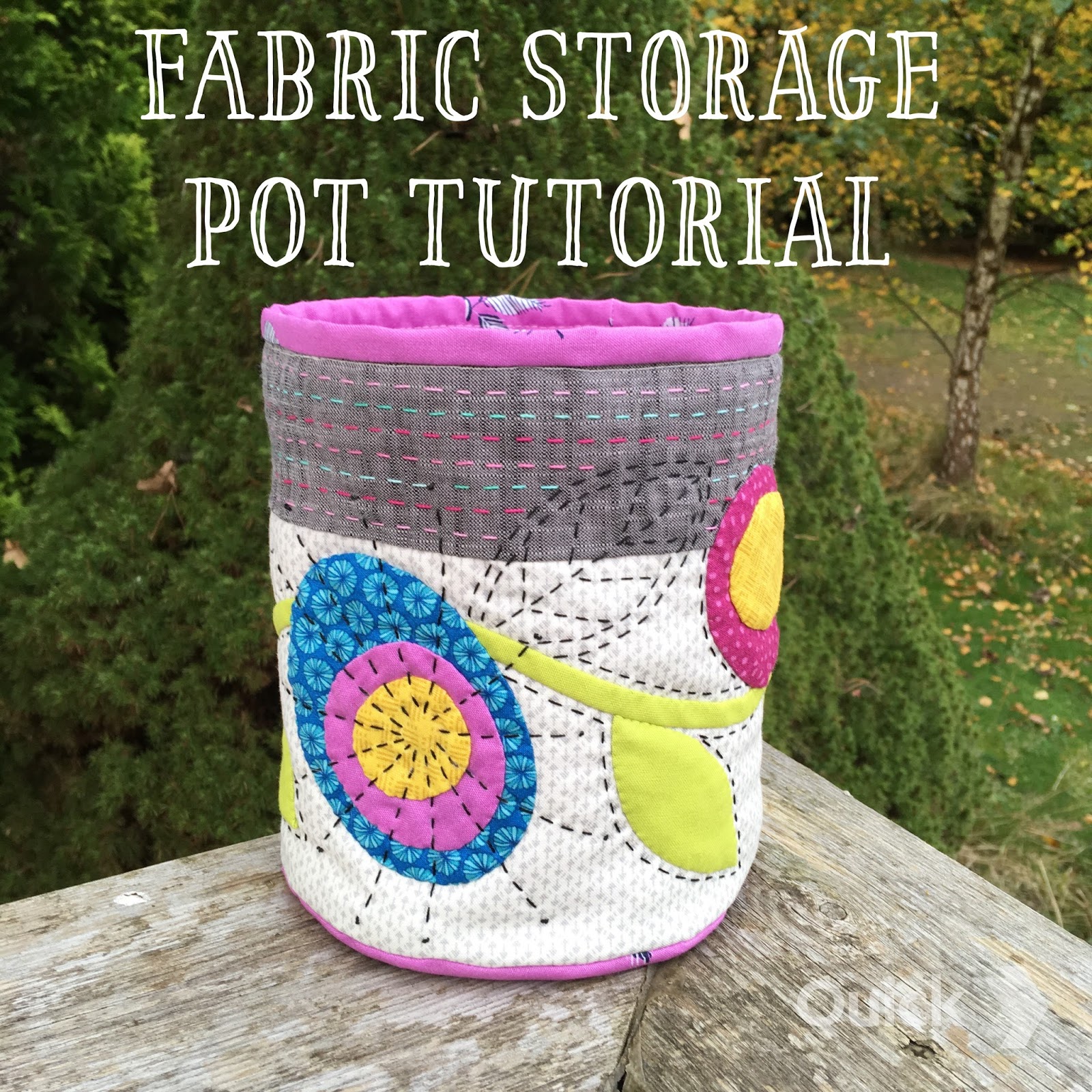 Fabric Storage Pot Tutorial • Jo Avery the Blog