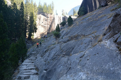 Senderismo por Yosemite, Nevada Falls - Viaje con tienda de campaña por el Oeste Americano (7)