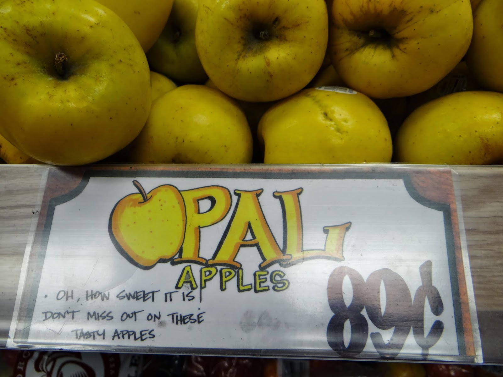 Trader Joe's 365 Day 110 Opal Apples