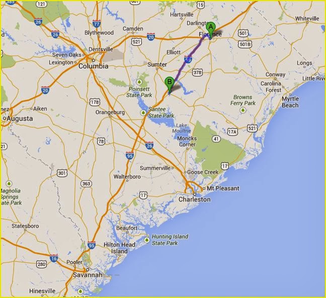 Les voyages Tischkien Jour 12 Savannah > Jacksonville