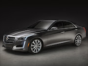 . with images of several parts of the new generation sedan Cadillac CTS.