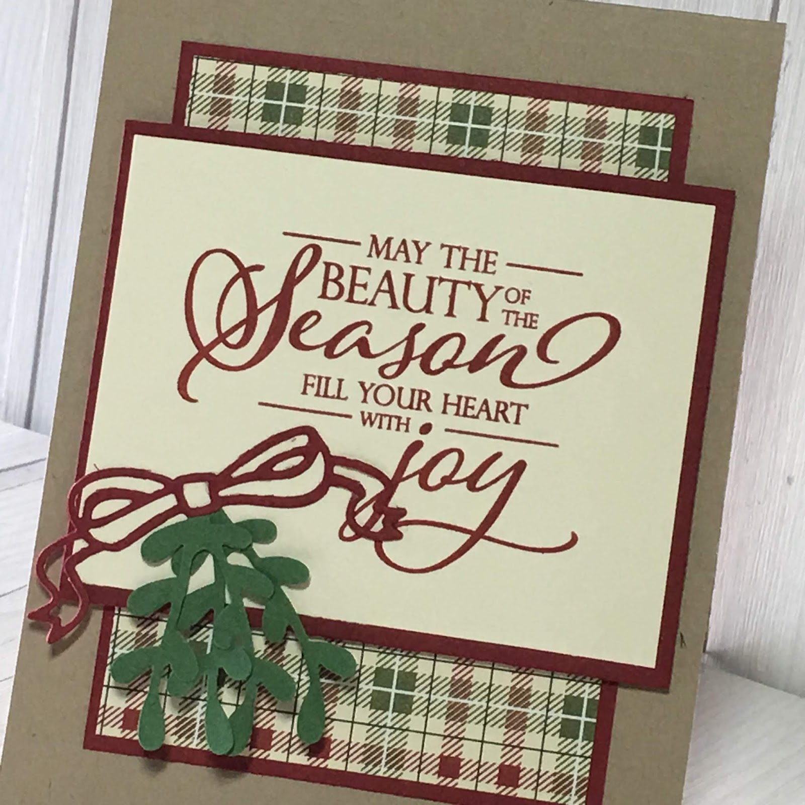 Stampin' Up! Merry Christmas to All Stamp Set perfect for Holiday cards
