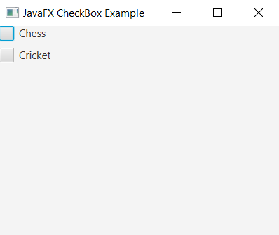 Programming for beginners: JavaFX: CheckBox: Event handling