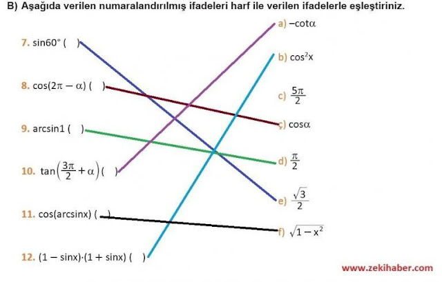 11. Sınıf MEB Yayınları Matematik 69. Sayfa Cevapları