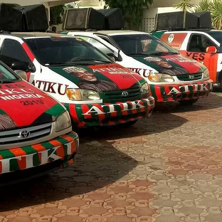 Atiku Branded PDP 2019 Campaign Vehicle Atiku Branded PDP 2019 Campaign Vehicle