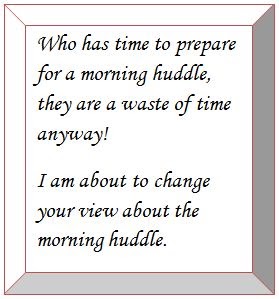 The Dentrix Office Manager Blog: The 5 Minute Morning Huddle