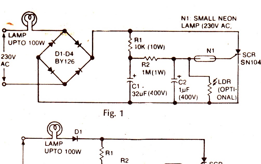 AC Mains Lamp Flasher Circuit Diagram | DIY