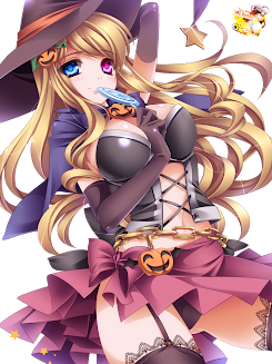 Chica Render Ecchi Halloween