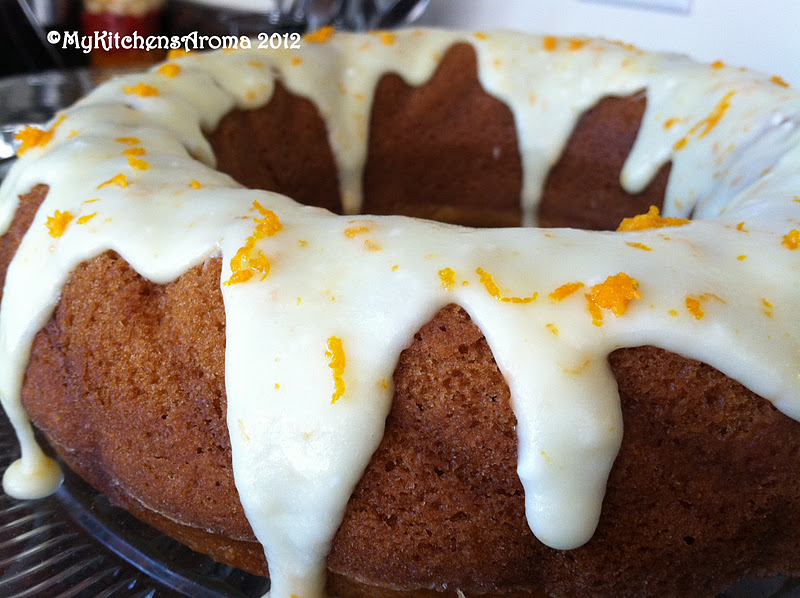 The Sizzling Pan "Pat a Cake" Eggless Mandarin Orange Cake with