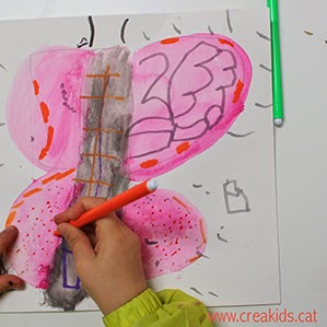 CreaKids: mariposas con acuarela