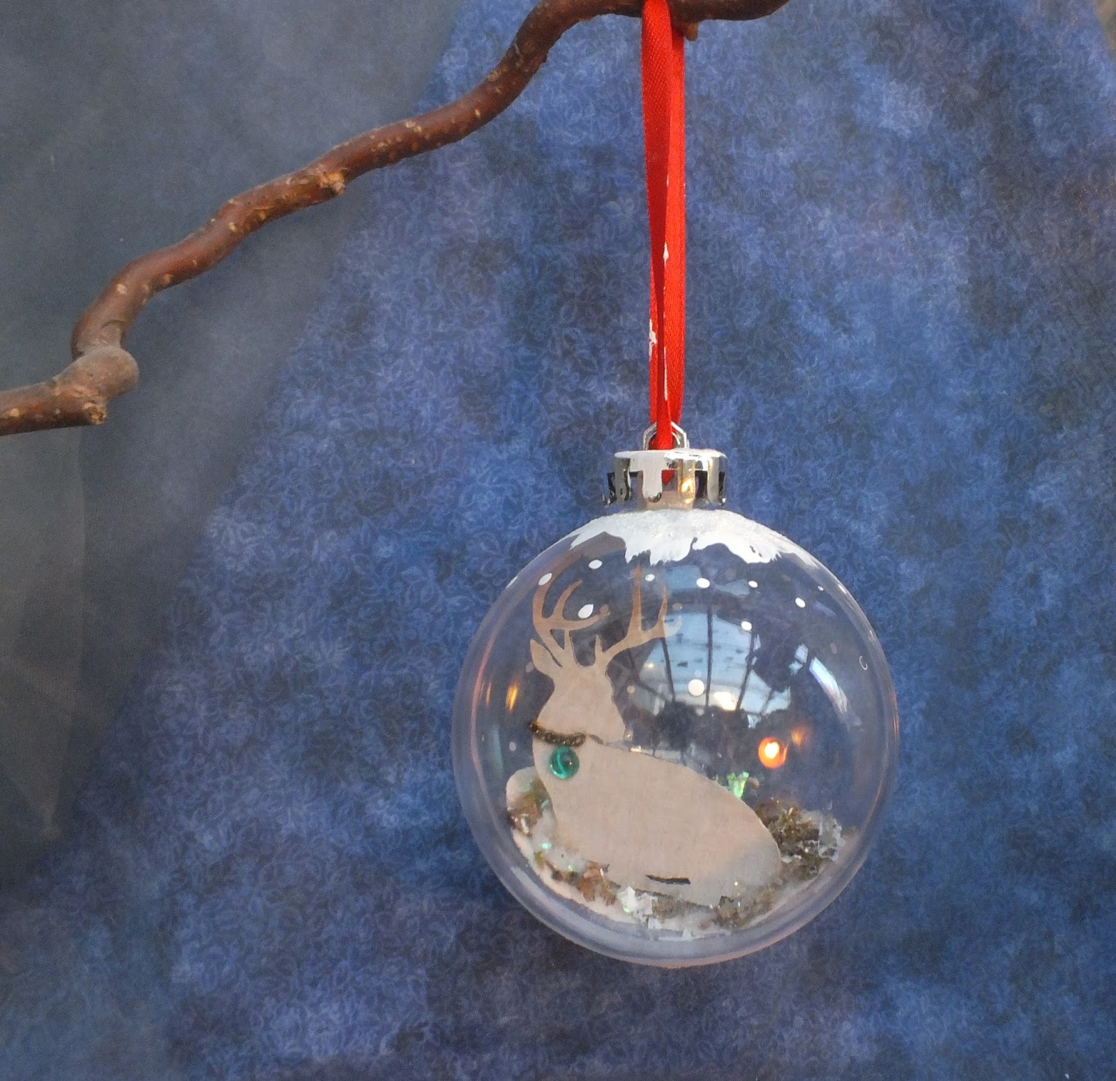 magpieheaven Calico Craft Parts Snow Globes Baubles