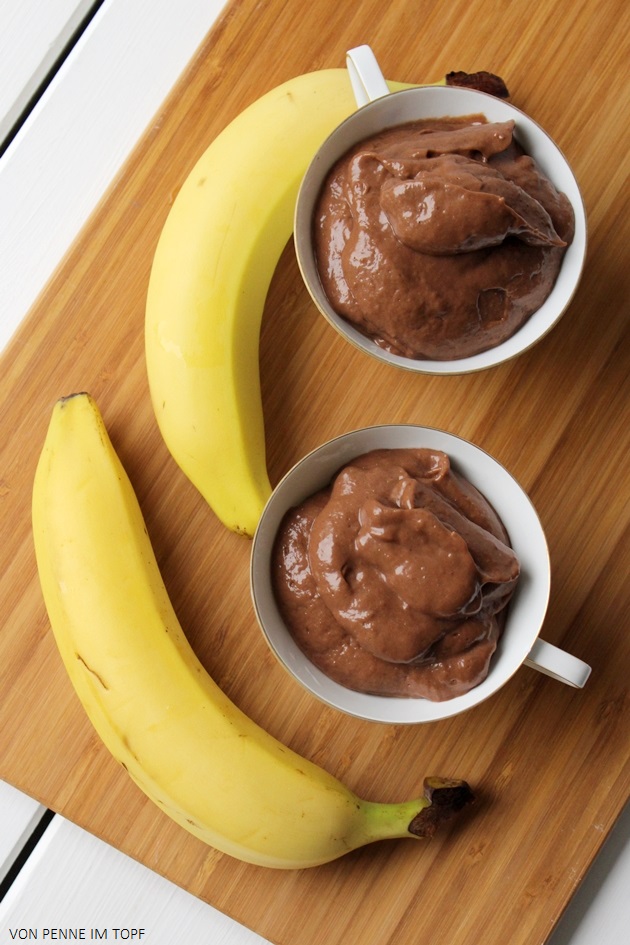 {Vegan} Schokoladenpudding aus Avocado und Banane | Penne im Topf ...