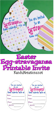 What a fun way to get your guests excited for your Easter party.  This printable invite is easy and so awesome to make.