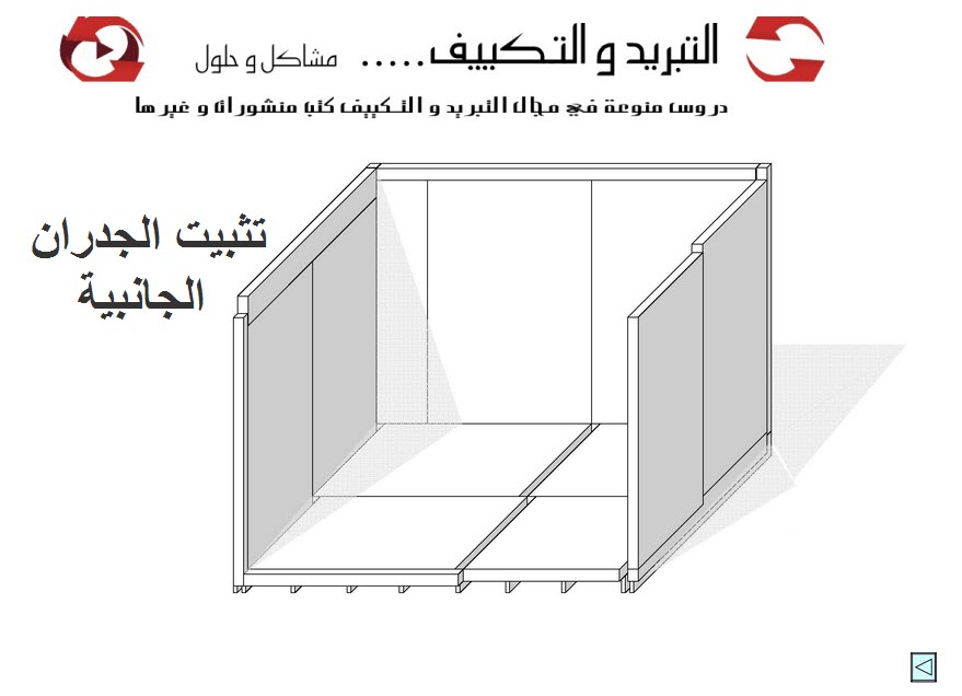 طريقة تركيب غرفة تبريد من نوع modulable