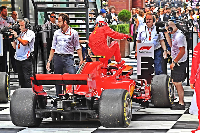 FERRARI SF71H - Il diffusore della vettura italiano, nella nuova specifica, utilizzato a Melbourne