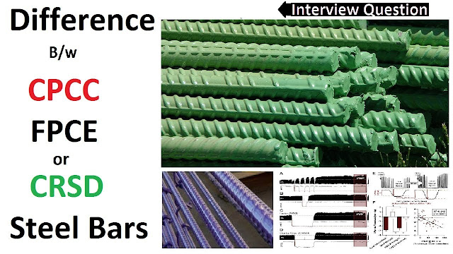Difference between CPCC, FBEC and CRSD bars