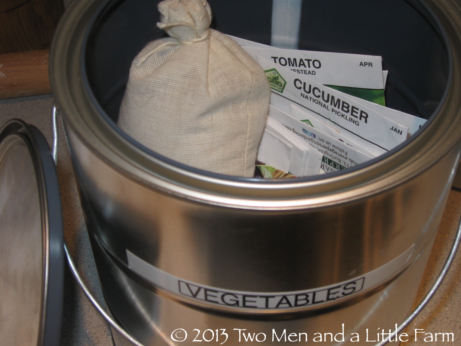 Two Men And A Little Farm SEED STORAGE VAULT DIY