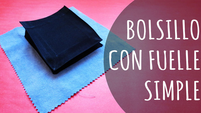 Cómo hacer un bolsillo con fuelle o cargo simple - Coser fácil