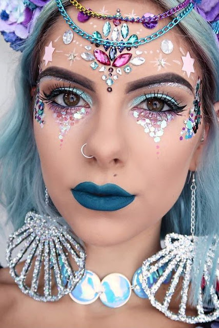 Inspirações de maquiagens para o Carnaval by Pinterest