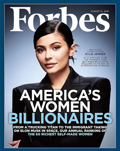 #KylieJenner entre las jóvenes más millonarias del mundo según Forbes