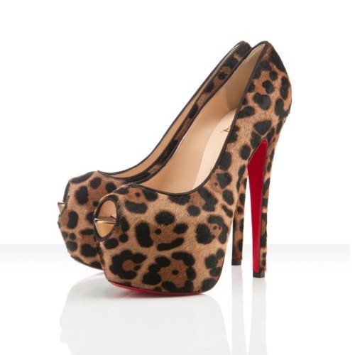 new website for your fashion: Christian Louboutin Leopard Highness ...