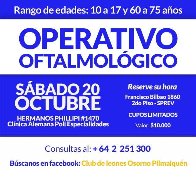 Operativo Oftalmológico Club de Leones