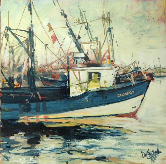 Французский художник. Rene Ducouran