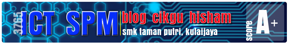 ICT SPM - Blog Cikgu Hisham