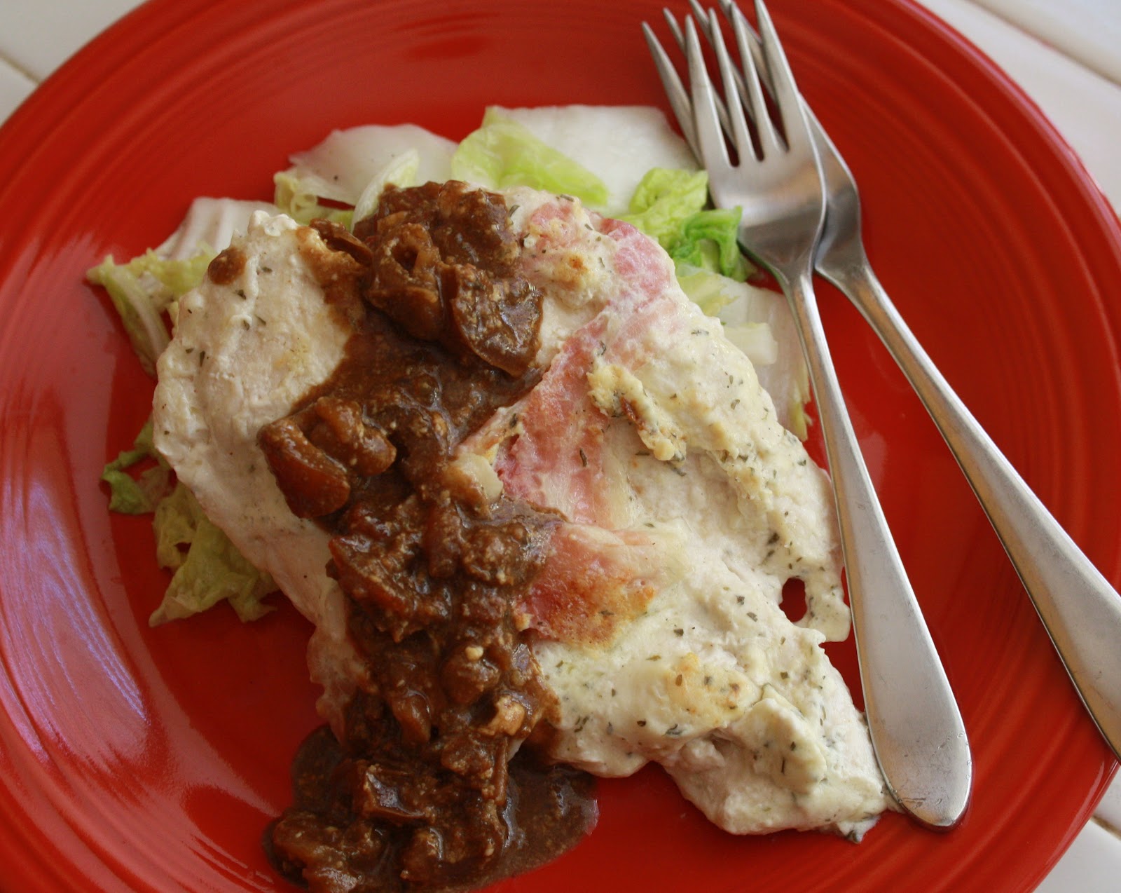 Sip And Chew PancettaWrapped Chicken with Glazed Date Sauce