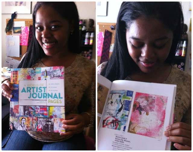 Martice gets PUBLISHED in A World of Artist Journal Pages!