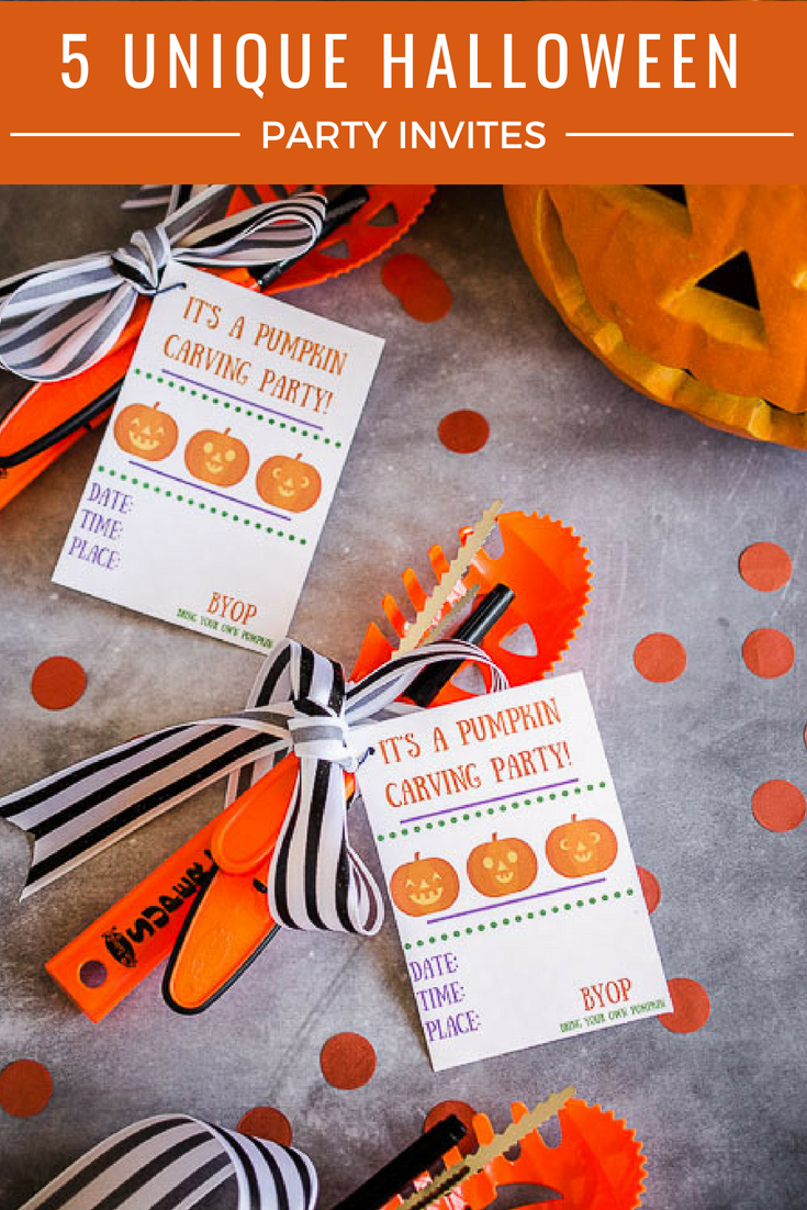fawn 5 unique halloween party invites with oriental trading unique party invites