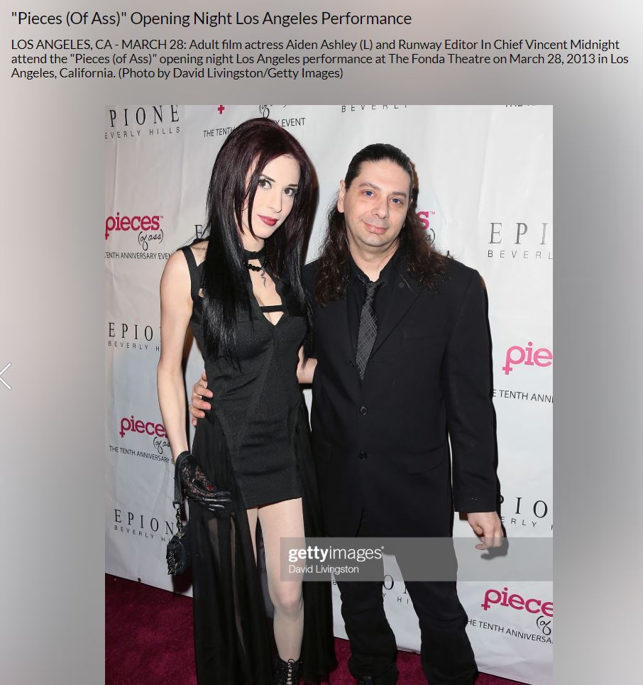 Runway 2019 Spring Vinent Midnight Runway with Adult Actress Aiden Ashley (L) Runway 2019 Spring Vinent Midnight Runway with Adult Actress Aiden Ashley (L)
