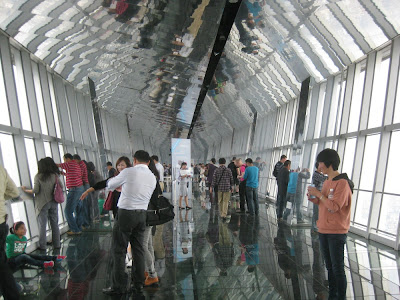 Shanghai - Aussichtsplattform des World Financial Center