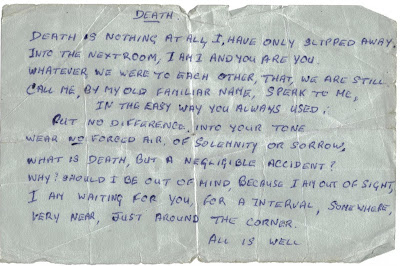 67 Not Out: Death Is Freedom And All Is Well