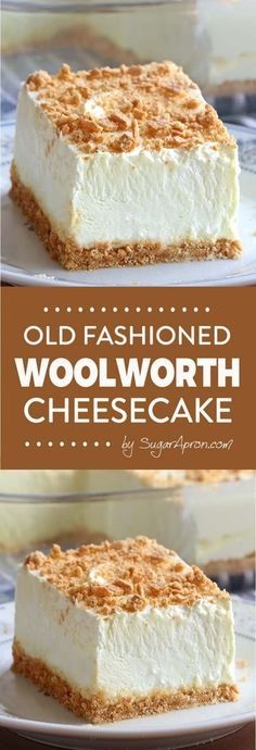No Bake Classic Woolworth Cheesecake