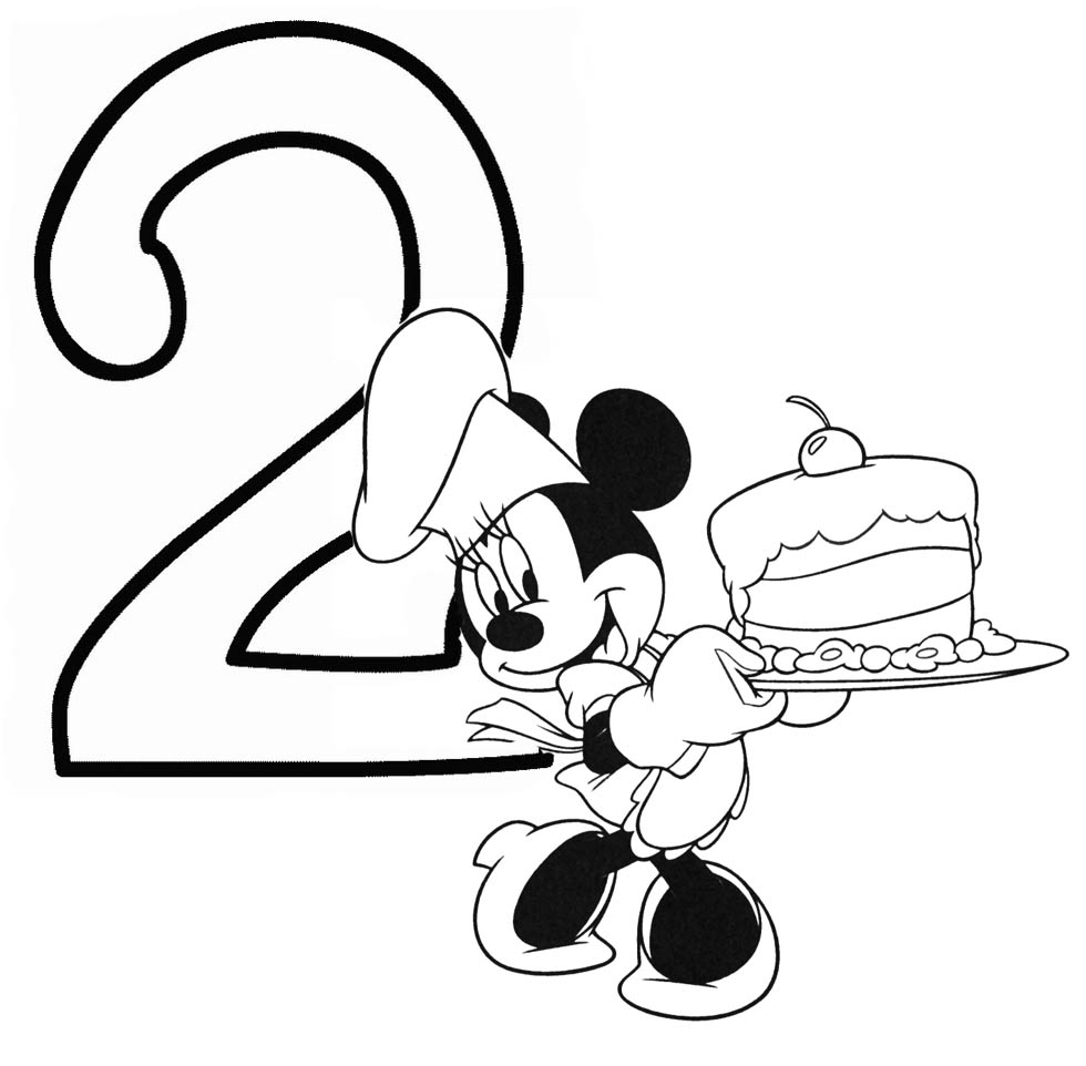 Birthday Coloring Pages Numbers