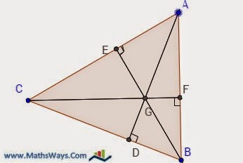 مركز تعامد مثلث
