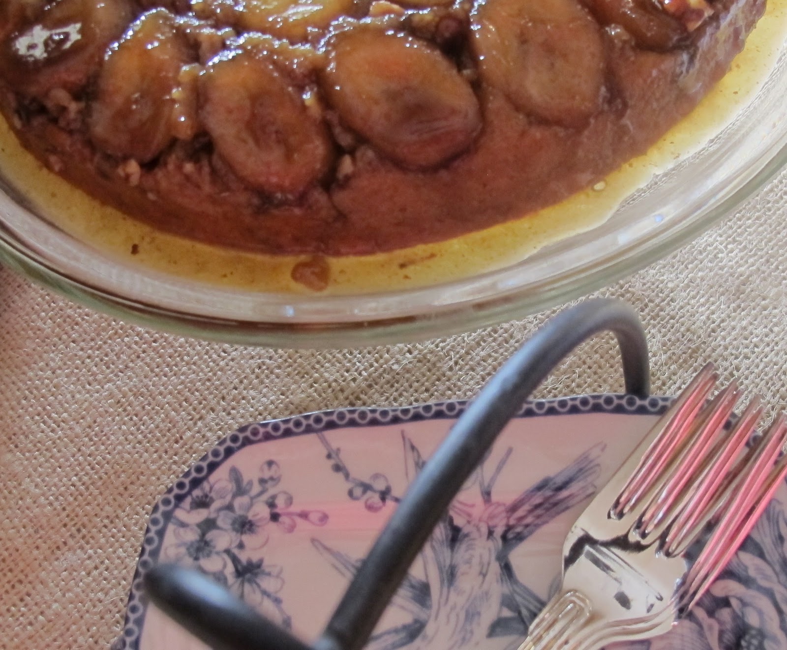 Grace & Favor Upside Down Bananas Foster Cake