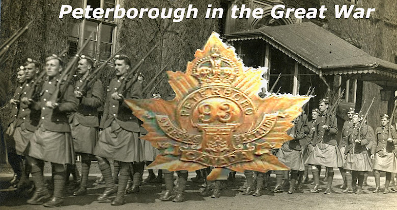 Peterborough during the First World War 1914 - 1918.